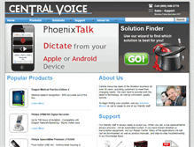 Tablet Screenshot of central-voice.com